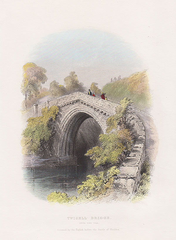 Twisell Bridge over the Till  Crossed by the English before the Battle of Flodden 