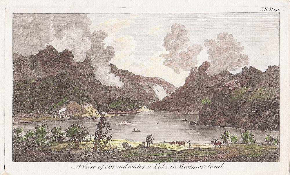 A View of Broadwater a Lake in Westmorland