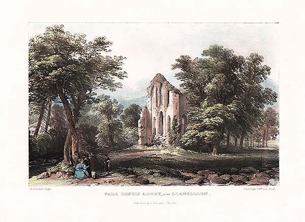 Vale Crucis Abbey near Llangollen 