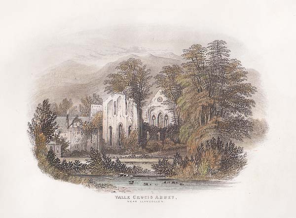 Valle Crucis Abbey near Llangollen