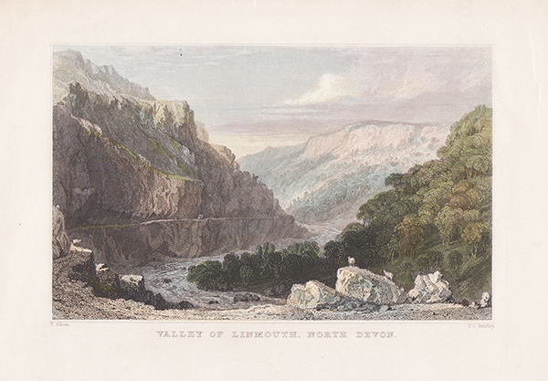 Valley of Linmouth North Devon 