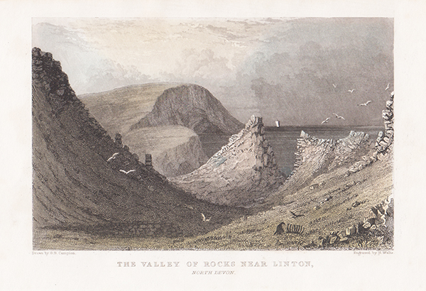 The Valley of Rocks near Linton 