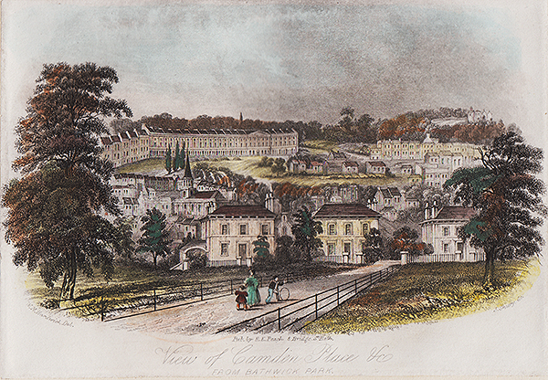 View of Camden Place from Bathwick Park