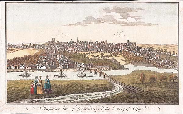 Perspective View of Colchester in the County of Essex