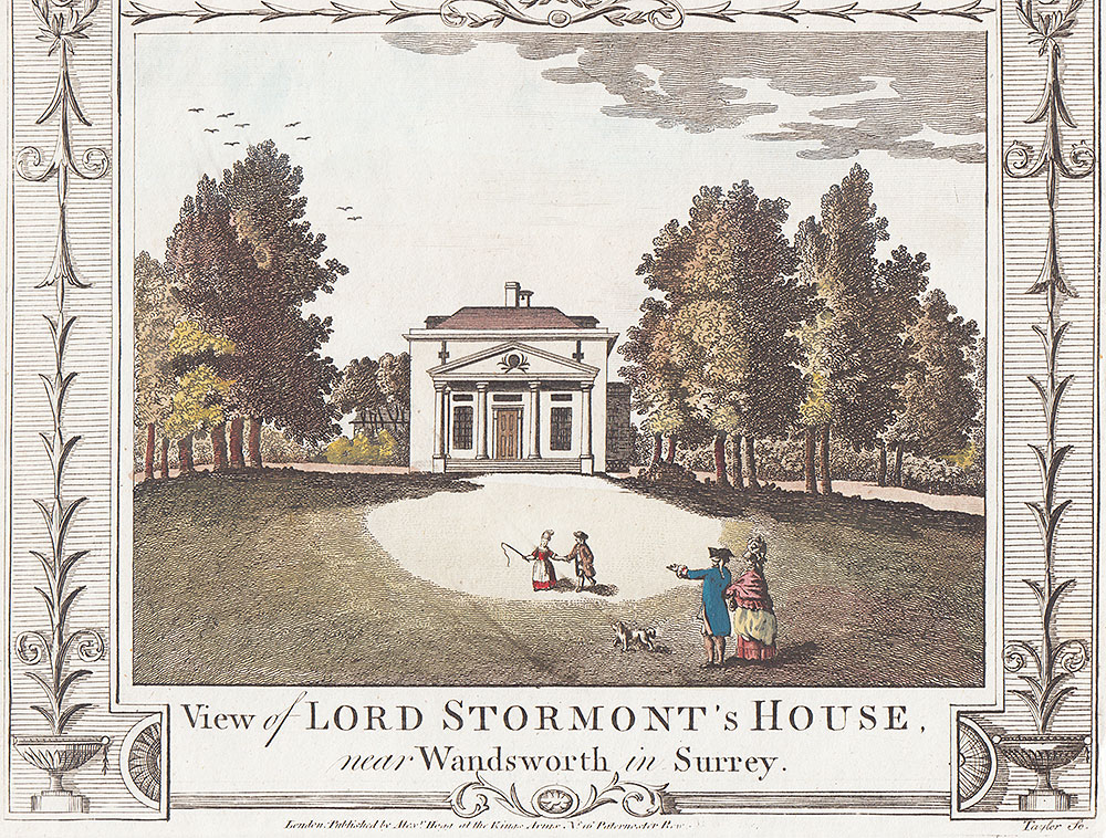 View of Lord Stormont's House near Wandsworth in Surrey