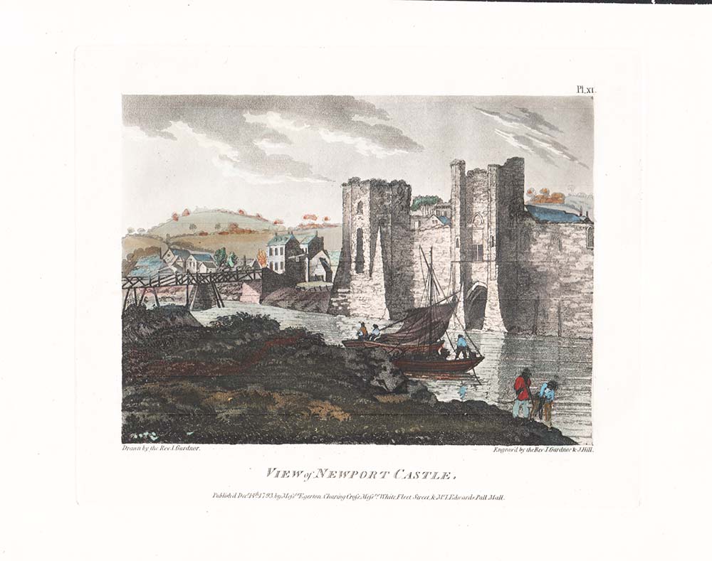 View of Newport Castle.