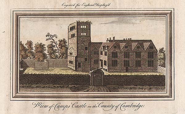 View of Camps Castle in the County of Cambridge