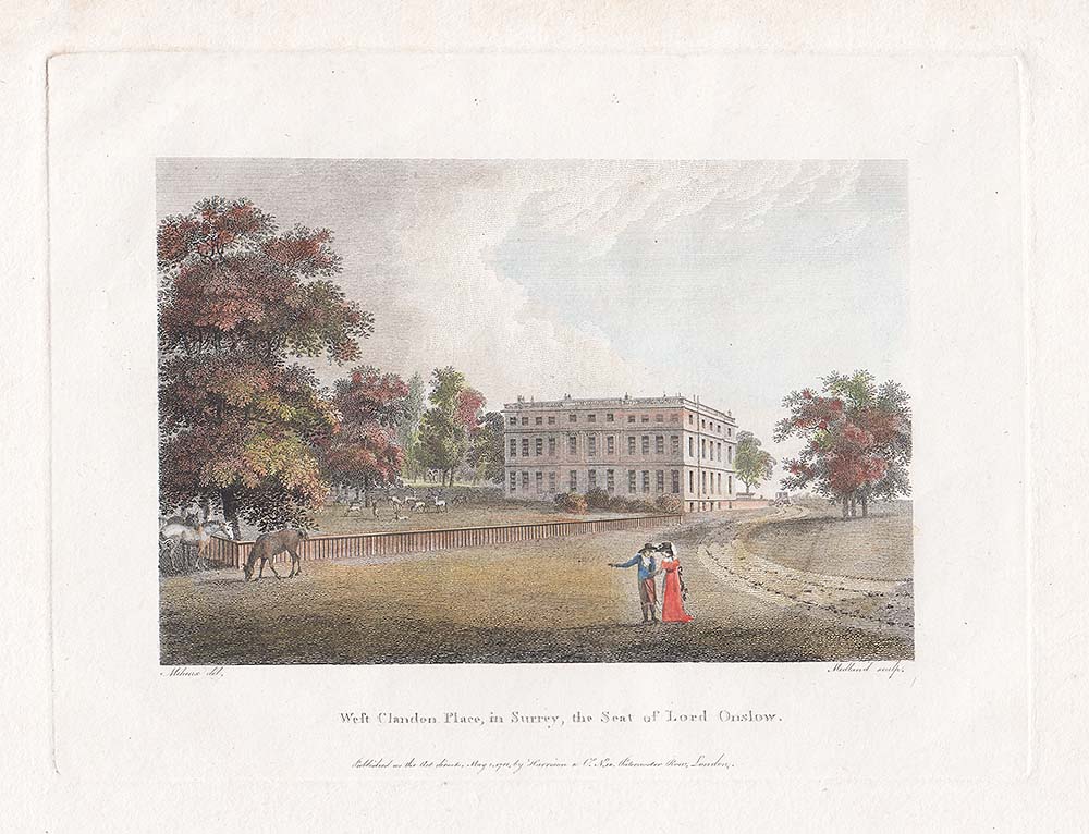 West Clandon Place in Surrey the Seat of Lord Onslow