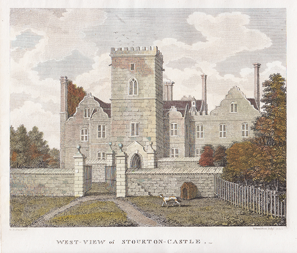 West View of Stourton Castle 