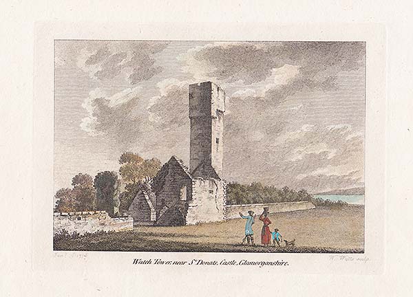 Watch Tower near St Donat's Castle Glamorganshire 