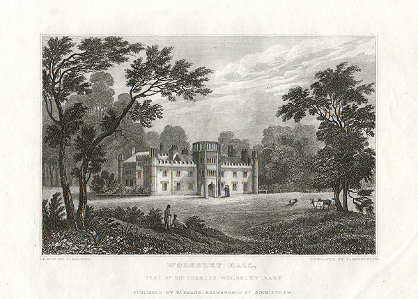 Wolseley Hall  Seat of Sir Charles Wolseley  Bart
