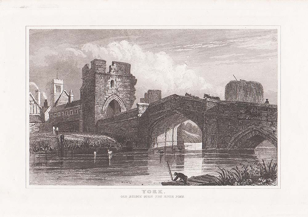 York - Old Bridge over the River Foss  