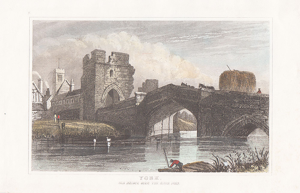 York - Old Bridge over the River Foss 