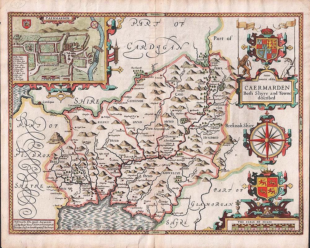 Carmarthenshire Maps 
