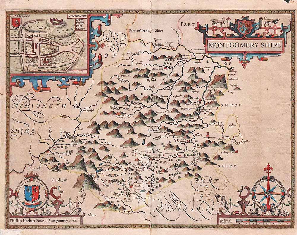 John Speed 1605 - 10  Cartographical Curiosity