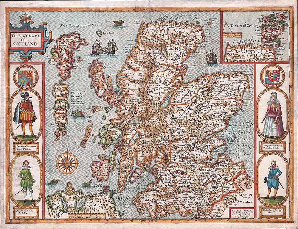 The Kingdome of Scotland  -  John Speed