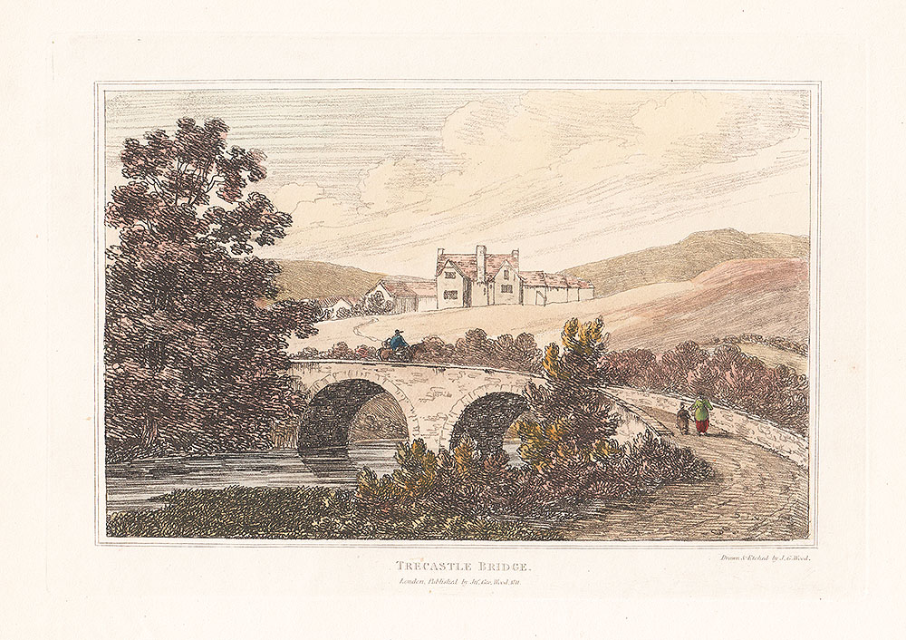 Brecon Priory from the Tarell Bridge
