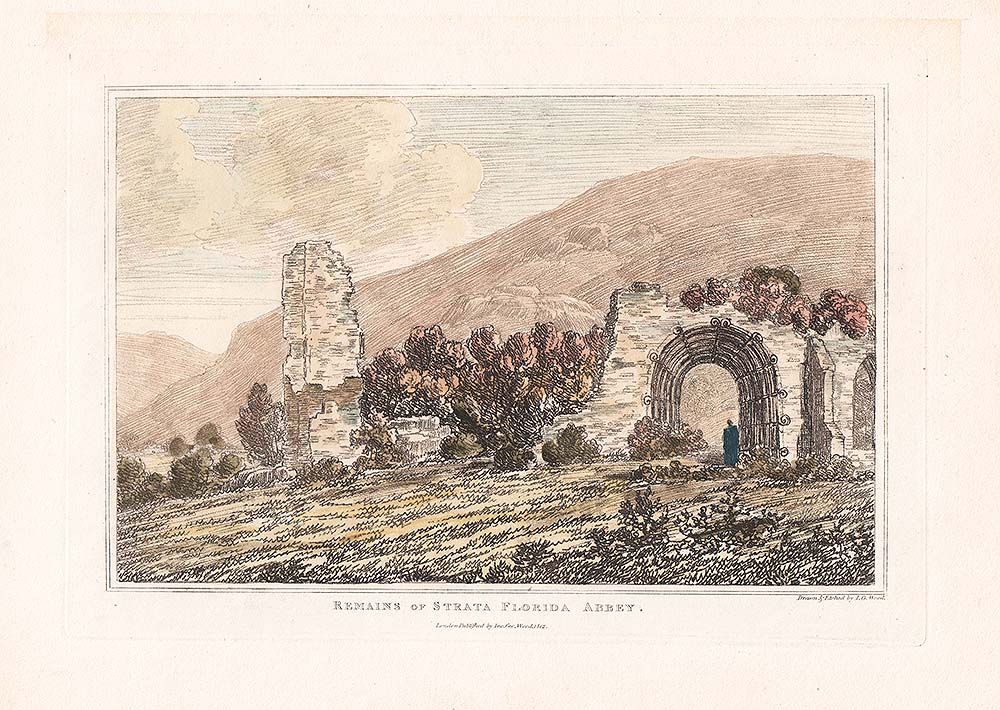 Remains of Strata Florida Abbey